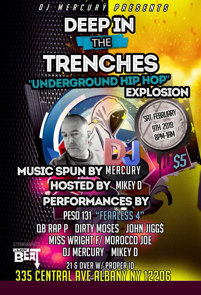 DjMercury1200's tweet photo. #mikeydestruction #peso131 #JohnJiggs #Ughh #Thelowbeat #undergroundhiphop #djmercury #deepinthetrenches https://t.co/5mAuy32Mai