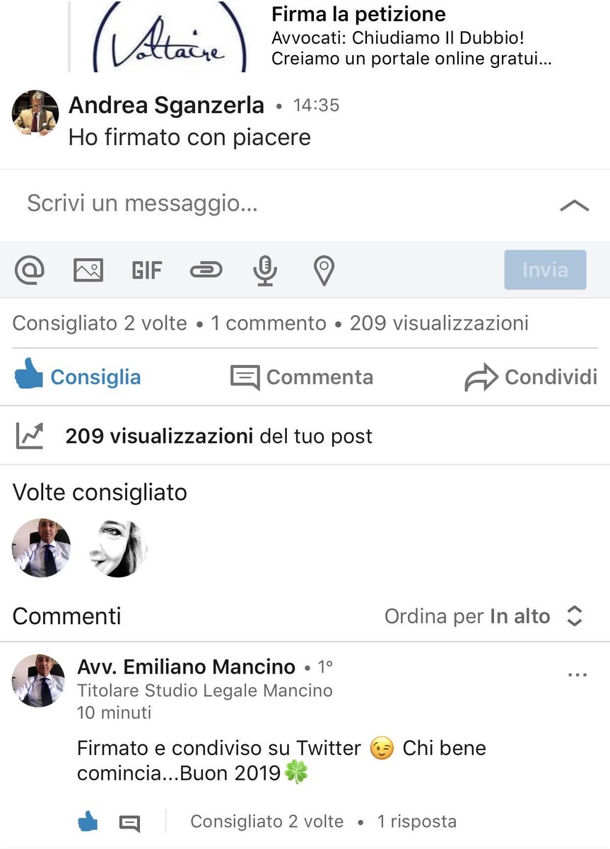 #AssociazioneForenseVoltaire #AFV la petizione “Avvocati: Chiudiamo Il Dubbio! Creiamo un portale online gratuito per gli Avvocati” - Firma la petizione! chng.it/WVKYSJf8 via <a href="/ChangeItalia/">Change.org Italia</a> - l’opinione dei Colleghi #ILDubbio
