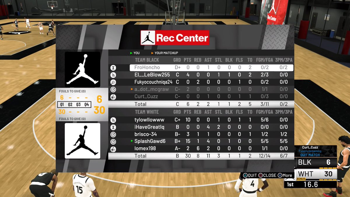 SplashGawd6's tweet photo. Just getting onto the Comp scene and preparing myself to be an up and coming sharp next season. Rec is too easy and this is just a few games not my best. Point me in the direction and remember the name #Splash 💦
@Big_Brudda_PURP  @2kCompGames  @WalkOnWarriors https://t.co/1RgP615MZP