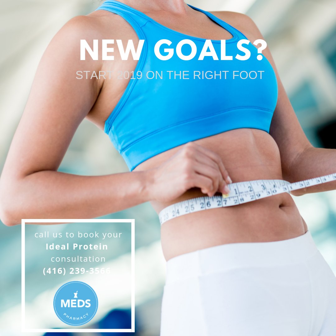 medspharm's tweet photo. There's nothing like the start of a new year to make some self care resolutions. If weight loss is on your radar, book an Ideal Protein consultation with our team &amp; make yourself a priority in 2019!

#Resolutions #HappyNewYear #WeightLoss #Selfcare #YYZ #TheKingsway #Toronto https://t.co/l2Q7FEhIiW