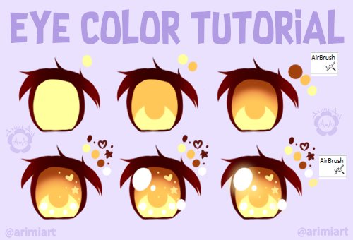 Anime Eye Color Palette - Eye Color Photos