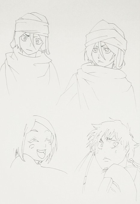 BLEACHの模写練習その2です～ 