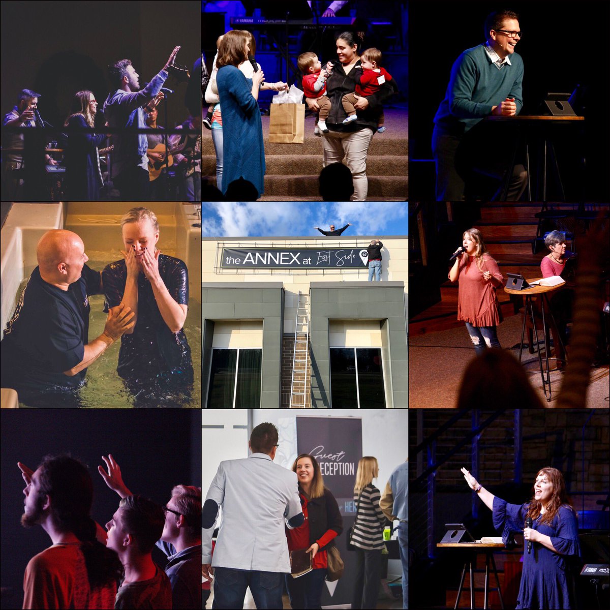 myeastsidetv's tweet photo. We couldn’t just pick a Top 9 to recap 2018. God has been doing some amazing things through His people this past year at East Side. We can’t wait to see what springs forth in 2019! #ESBCGatherGrowGo #myEastSide https://t.co/reiSKSezhC