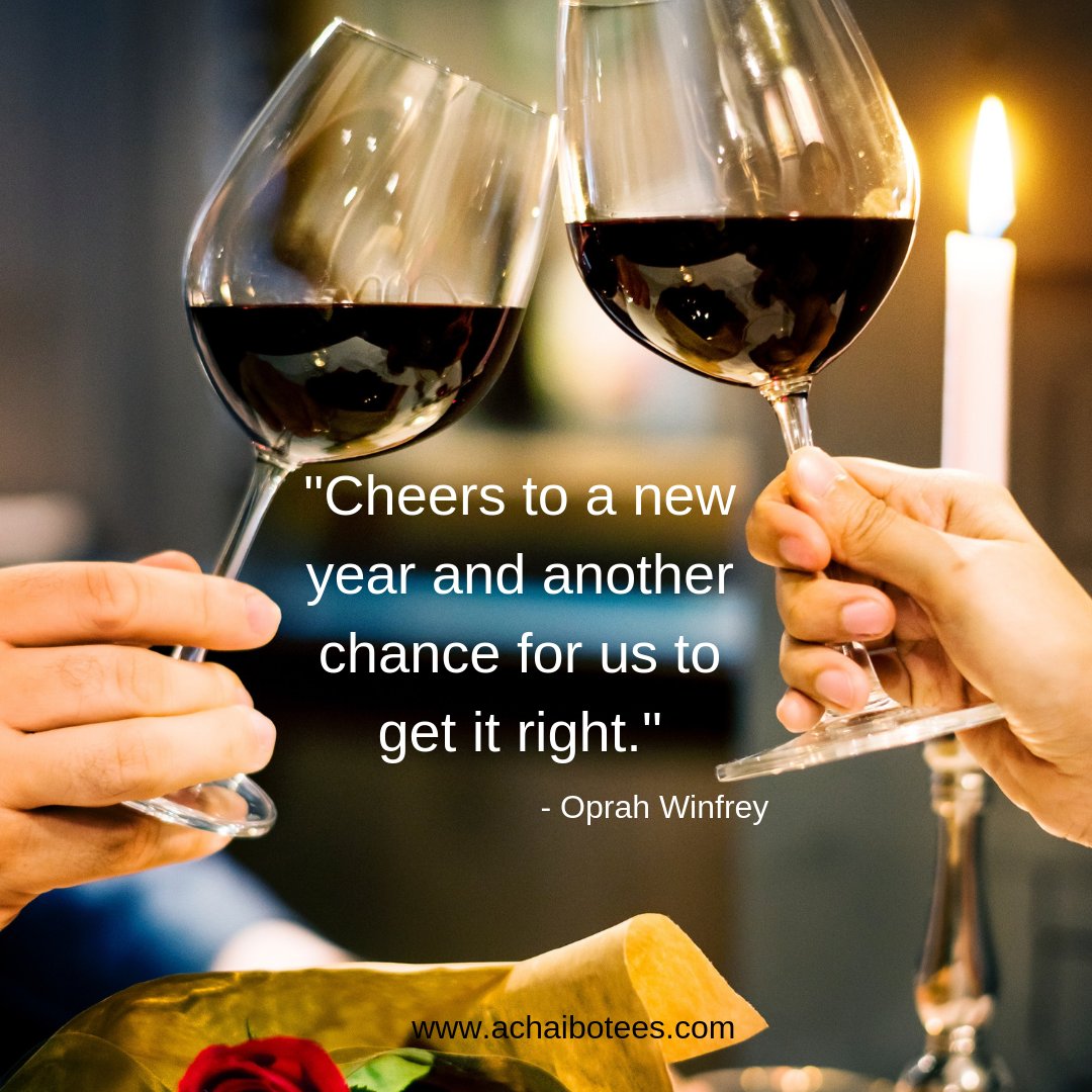 achaibotees's tweet photo. "Cheers to a new year and another chance for us to get it right." -  #OprahWinfrey 

#HappyNewYear2019 #NewYearNewYou #NewYear #NewYearGoals #yoga #yogainspiration #leagueofinspirationalwomen #achaibowomen #achaibotees https://t.co/9tT75E83AT