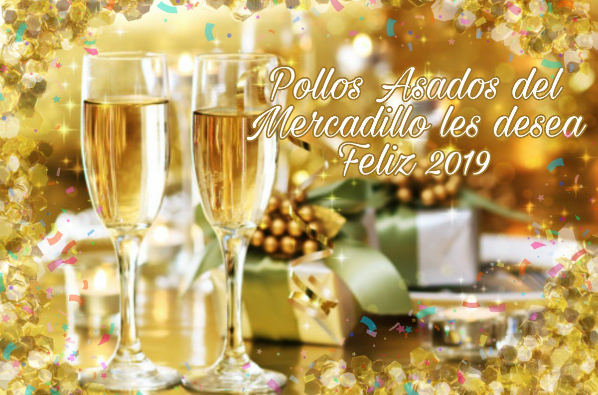 PollosDeLeon's tweet photo. 🎉🎊¡¡Os deseamos un feliz año 2019 a todos!!🎉🎊

♥️♥️Esperamos que se cumplan todos vuestros deseos en la mejor compañía ♥️♥️

#feliz2019 #felizañonuevo #LeonEsp #España #PollosAsados #ComidaSana #Saludable #FinDeAño https://t.co/n95WvpLV8C