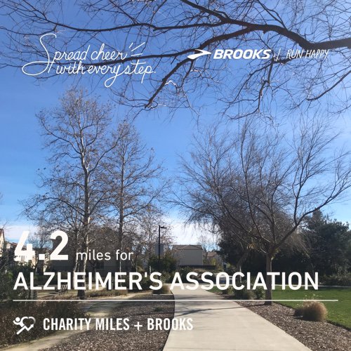 runhikenplay's tweet photo. 4.2 @CharityMiles for @alzassociation. Thx @BrooksRunning for sponsoring me! #RunHappy #SpreadCheerWithEveryStep https://t.co/jVNrkRb1yr https://t.co/UYjB8p1Zz3