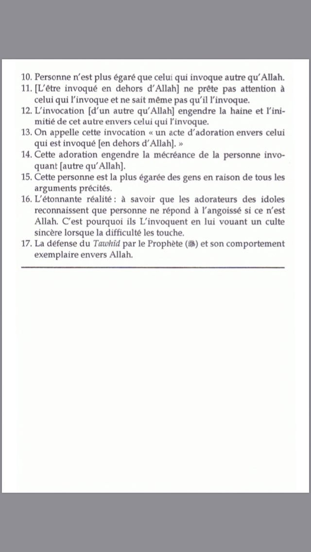 KounSalafiyan's tweet photo. 📚Kitãb At_Tawhîd / Le livre de l’unicité📚
📌Chapitre 13 : Rechercher le secours ou invoquer un autre qu’Allah est une forme de #polytheisme
#Kitab_At_Tawhîd
#Le_Livre_De_L_Unicité
#Tawhîd #Allah #Adorer #Islam #Sunnah #Quran #Paradis #Enfer #chirk #adoration #polythéisme https://t.co/hpJVc7O9OH