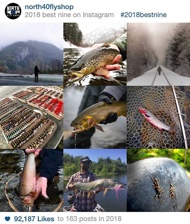 It’s our #bestnine of 2018!

Thankful for new friends, new fish, and ready for what the New Year brings! 
#north40flyshop #getoutside #wildernessculture #thetugisthedrug #flyfishing #trout #pike #carp #newyear