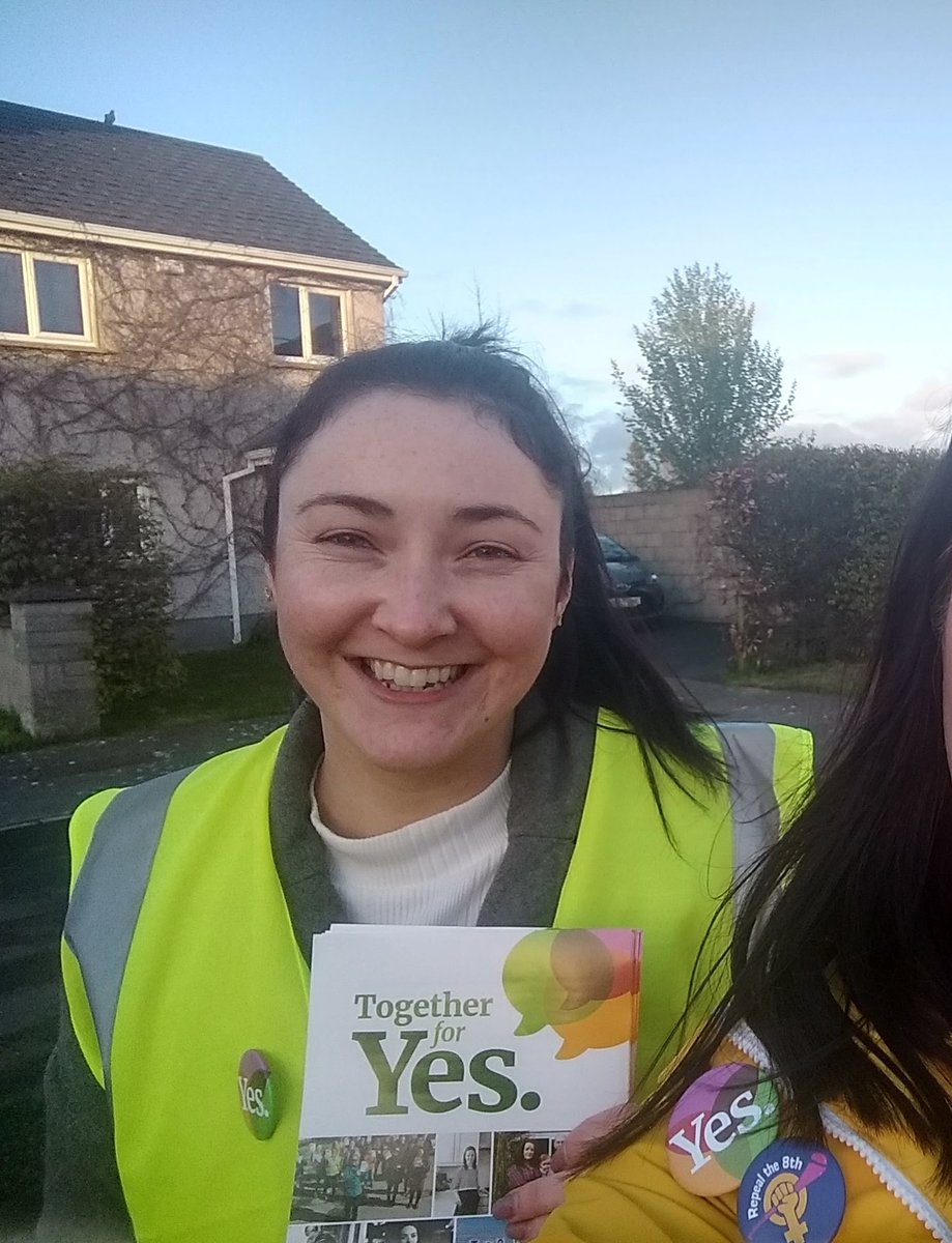 Squashing canvasses & information stalls in between exams, a big shout out to  @lynda_darcy who bolstered us in Nenagh at the very start of our street campaign. She also brought many other recruits with her - thank you Lynda!  #TippRepealers