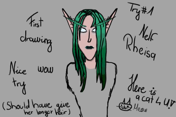 fury_midnight's tweet photo. Ever first drawn pic with my very first graphic tablet. Got a lot to learn, but we all gotta start somewhere. So… here’s drawing from Rheisa. 

The adventures of creating has begun. https://t.co/1rbZno7NS2