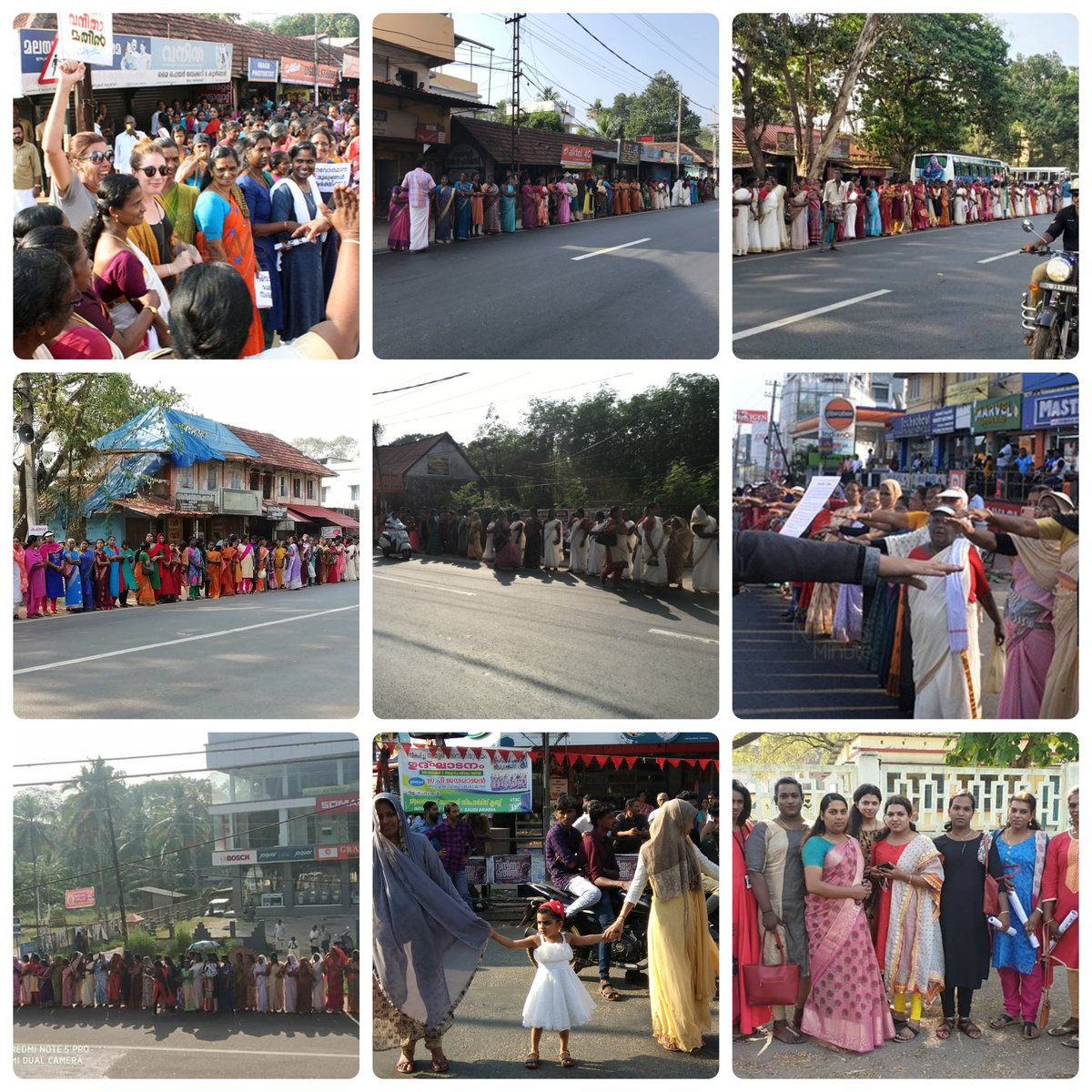 zoo_bear's tweet image. Lakhs of women in Kerala joined hands today across the length of Kerala, demanding gender equality. But Fake News Peddler &amp;amp; troll @KapilMishra_IND selected a few pic of woman in Burka to give a different narrative.
#WomensWall #VanithaMathil 
#VanithaMathil