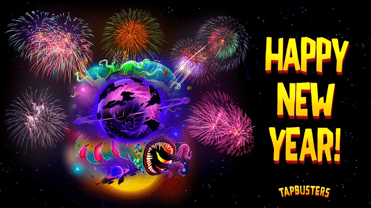 TapBusters's tweet photo. Happy New Year, tappers! It's time to set new high scores in the Arena, try out a fresh Evo build, and open all those Gold Chests from 2018. With much care and respect from your friends at TIlting Point & Metagame, we wish you an incredible 2019! πΎ
#TapBusters #TiltingPoint https://t.co/PcR2lEECpf