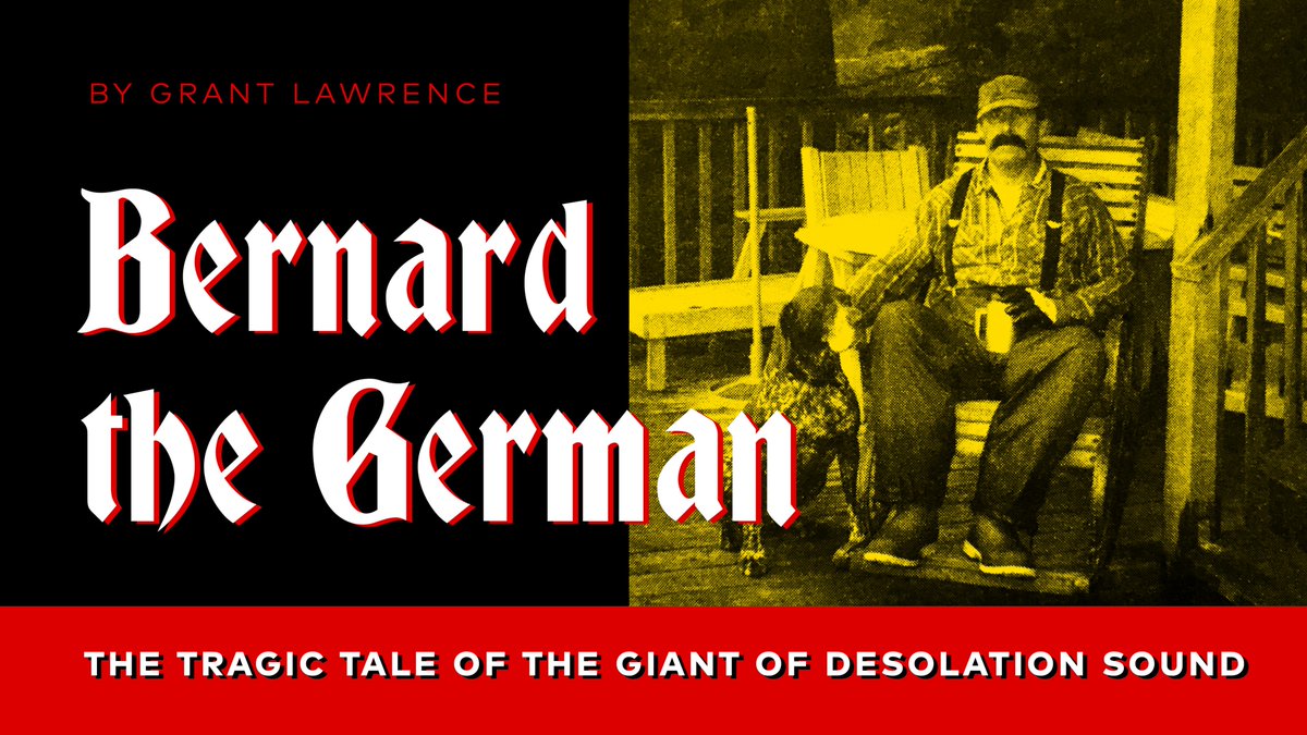 GrantLawrence's tweet image. If you're stuck in a @BCFerries line up on this #NewYearsDay, dive in to the new podcast about the outrageous life and death of #DesolationSound's "Bernard the German": goo.gl/HyBLZd