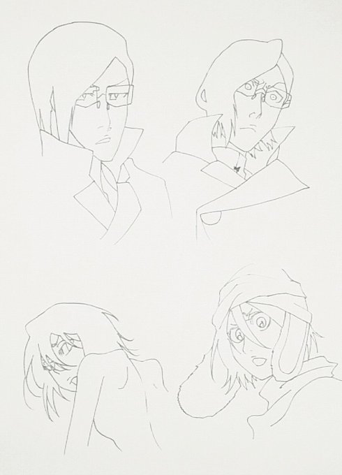 調子も戻ったし今日も今日とてBLEACHの模写練習です～ 