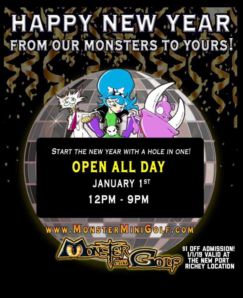 Happy New Year! Show this post at the register to receive $1 OFF your admission TODAY ONLY