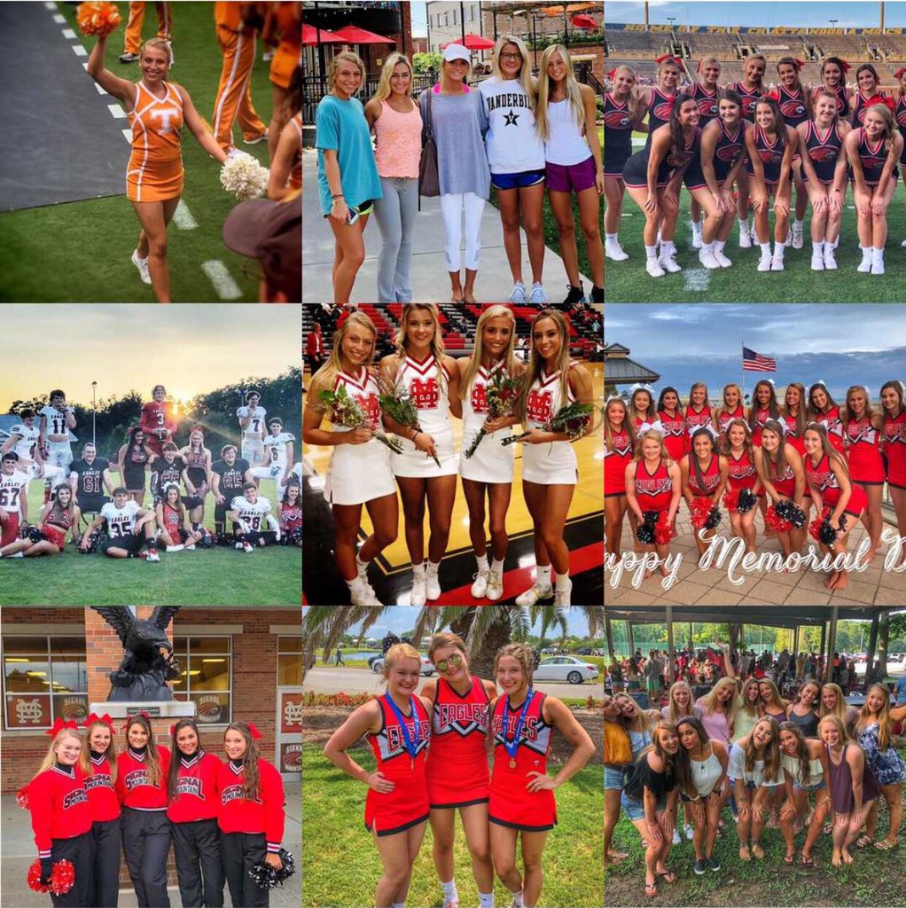 CheerSMHS's tweet photo. Happy New Year! Here are our #BestNine moments for #2018! We hope to bring even more exciting posts in #2019! #GoSignal! 🎉 https://t.co/0T9RWKSqRJ