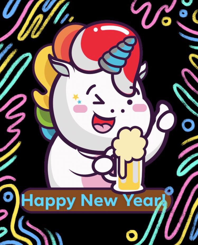 SpectrumUlti's tweet photo. Happy New Year from Spectrum Ultimate Club! May 2019 be filled with Rainbows 🌈 and Unicorns 🦄! https://t.co/54F0IobCN2