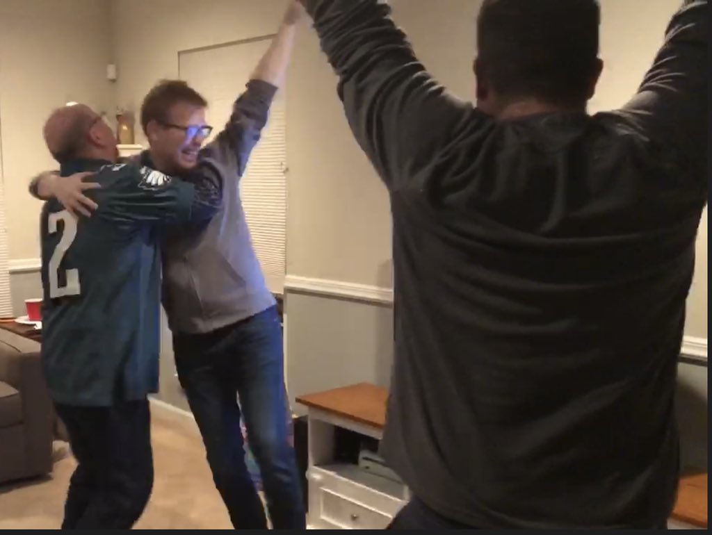 Dan_Cas1's tweet image. My Dad in his “lucky” Ricky Waters Jersey. #forwhoforwhat