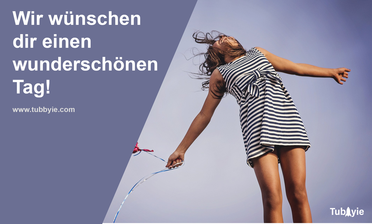 TubbyieDE's tweet image. Wir wünschen dir einen wunderschönen Tag! 😋