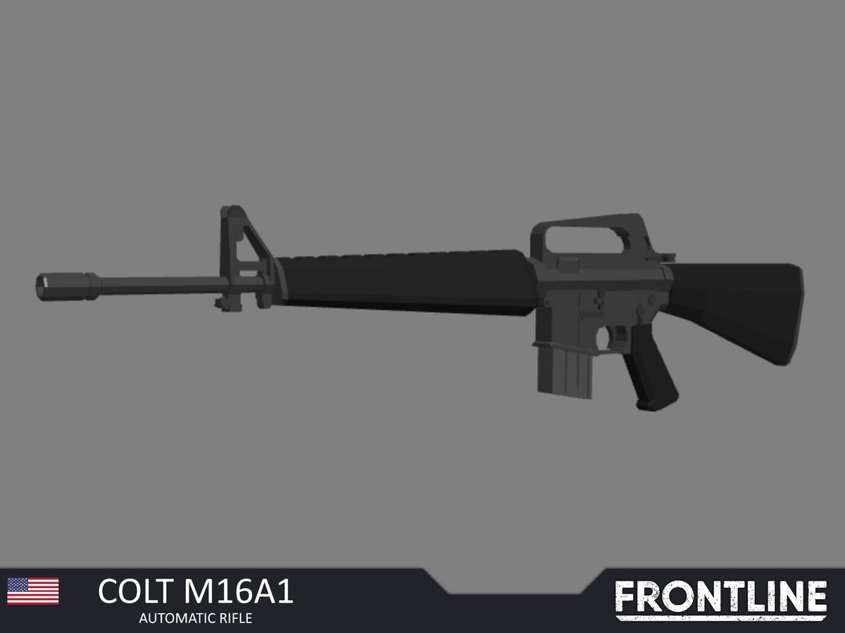 Trihex Studios On Twitter Colt M16a1 For Frontline Our Upcoming