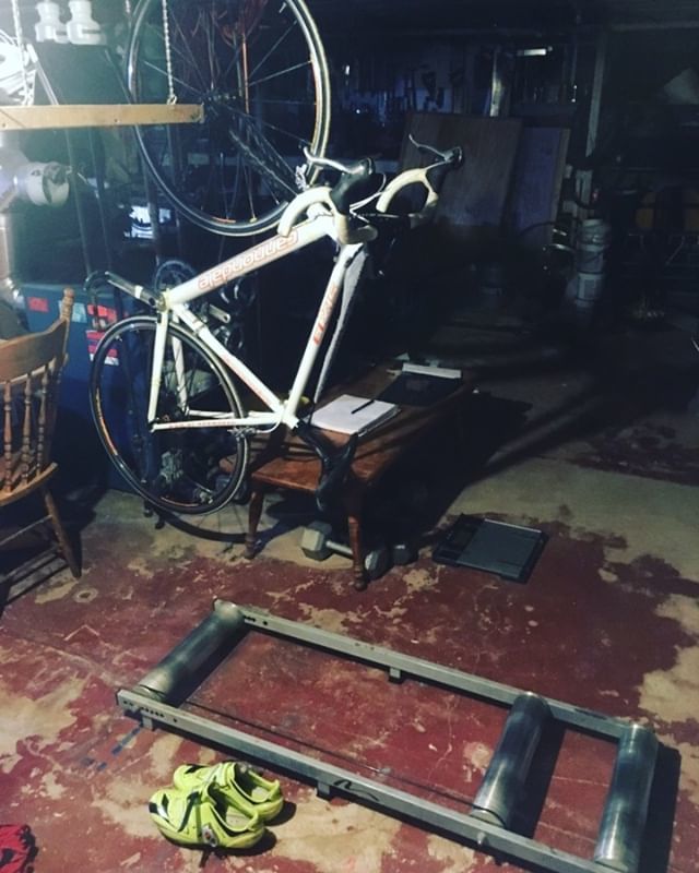 Managed enough basement cleaning over my week of vacation/holiday break from school to set up the Pain Cave again. School and my new job have me pretty pinned until mid 2020, but I am exploring further goldsprints and group trainer rides in the background. Ride on!