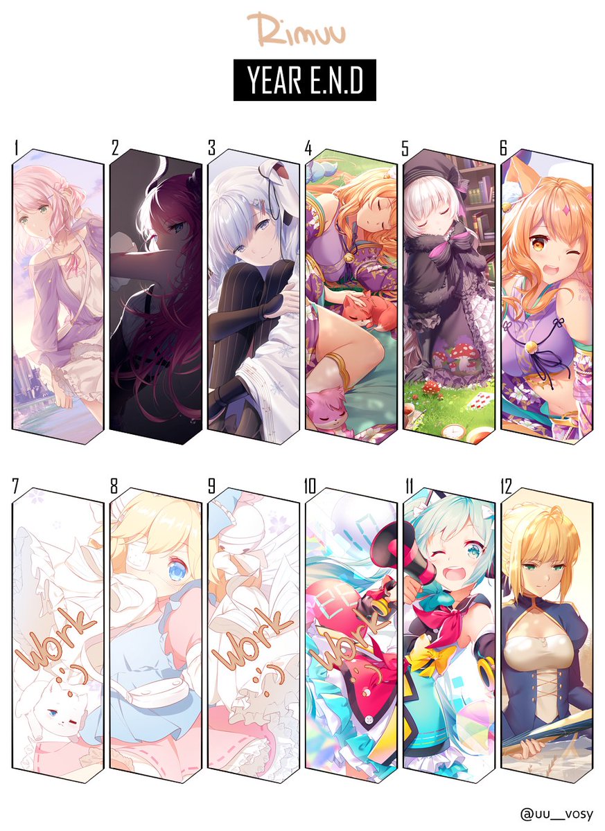 2018 art summary! Thanks a lot for all the support for another year ? 