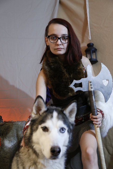 Sitting down to watch the new season of Vikings, feel pretty ready for this shit. #vikings #viking #cosplay<a href="/tag/husky"class="tags"><span>#husky</span></a><a href="/tag/cosplay"class="tags"><span>#cosplay</span></a><a href="/tag/viking"class="tags"><span>#viking</span></a><a href="/tag/vikings"class="tags"><span>#vikings</span></a><a href="/tag/dogsoftwitter"class="tags"><span>#dogsoftwitter</span></a>
