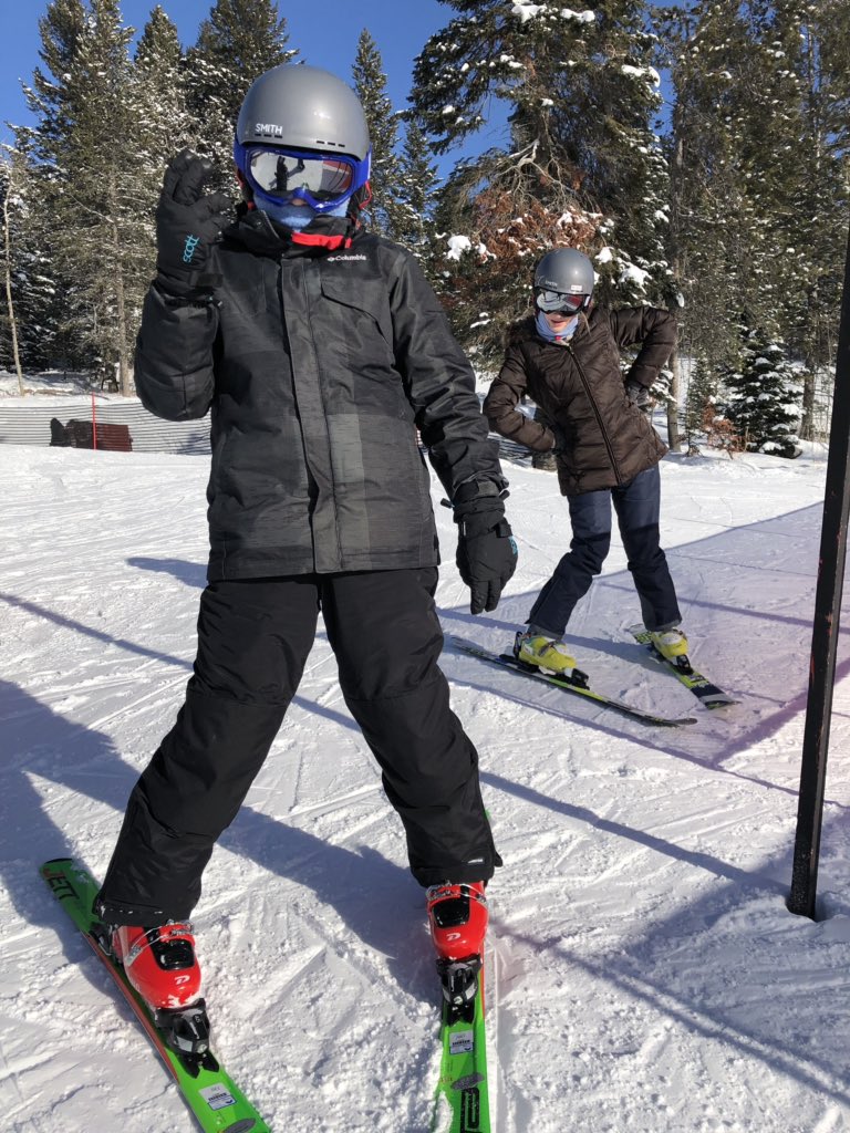 scott_a_moore's tweet photo. Woke up to minus 20 degrees in Jackson Hole! Skiing in minus 6. The kids did not complain... much https://t.co/S0Q3jWx3Ro