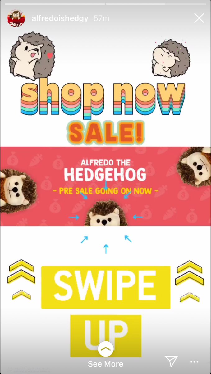 alfredo the hedgehog stuffed animal