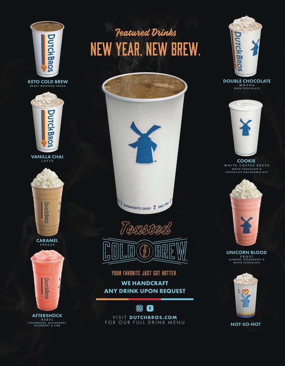 Keto Iced Coffee Dutch Bros It S Baaaack Dutch Bros White Chocolate