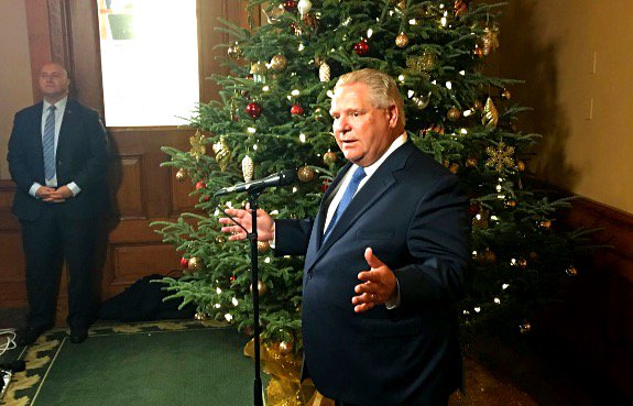 TheLapine's tweet photo. “You’re all in this together!” Says Ontario Premier Doug Ford in Rousing New Year’s Address to the People https://t.co/l860Cmve6v