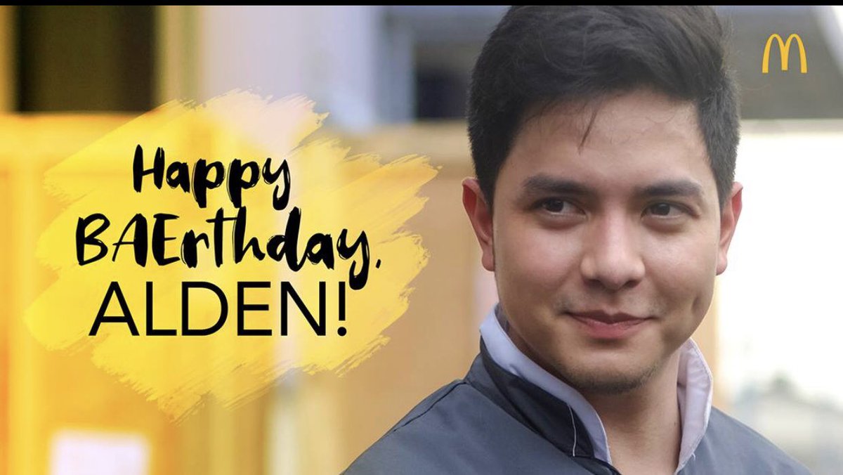 noivcalderon's tweet image. Sa birthday today ni @aldenrichards02 may pasabog siya. Abangan!!! 01.02.19  #McDoPhilippines #AldenRichardsAt27