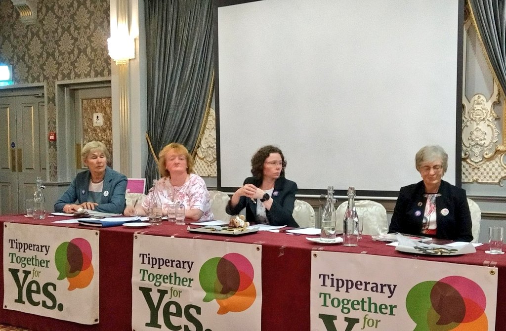 All praise to  @Sharrow_irl &  @NursepollyRgn, to  @MarionDyer18 &  @LizMcManusTD,  @KZapponeTD &  @OrlaNWCI &  @cuppatealove who all came to Tipp to support us when many had written us off. Thank you for your faith, you are all honorary  #TippRepealers 