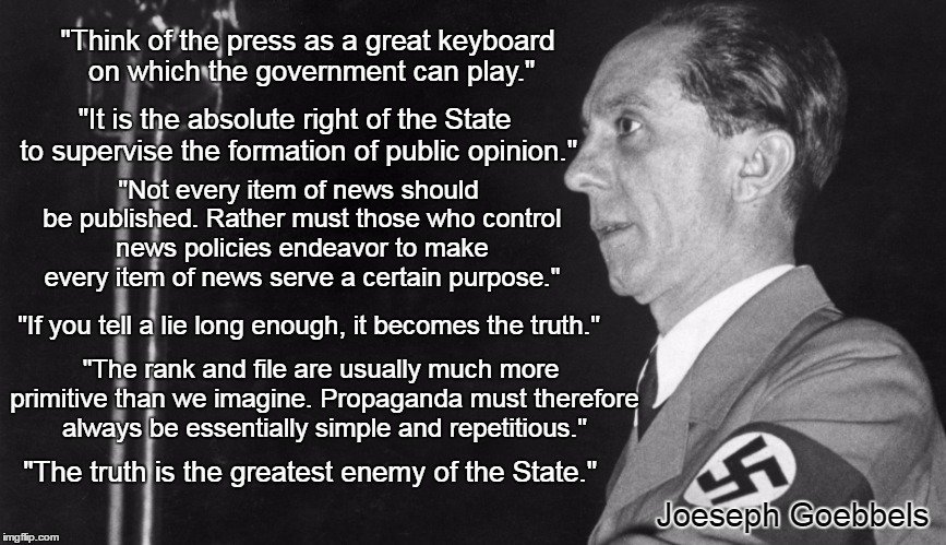 Image result for telling a lie long enough truth