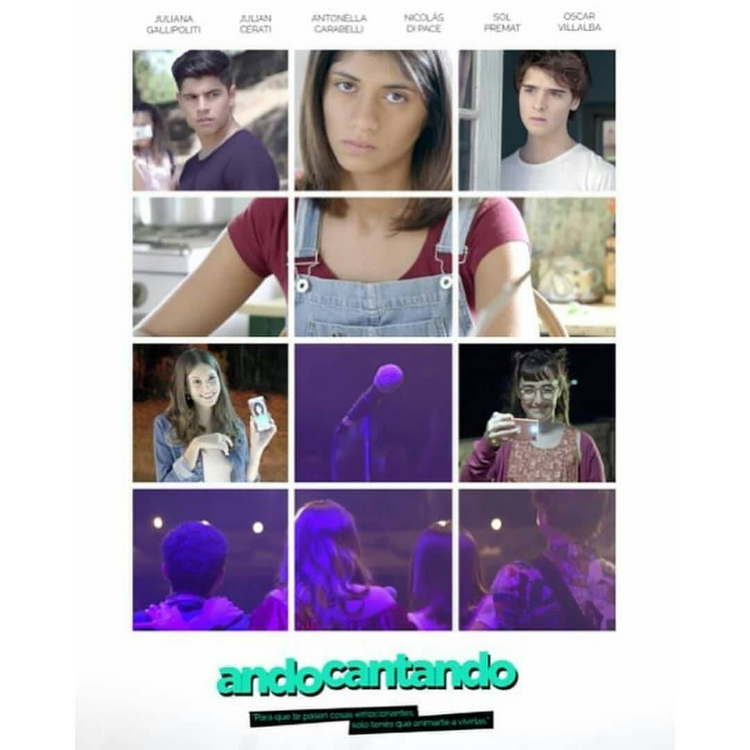 ¡Este es el Año para Vibrar con una apasionante Historia! Este es el Flyer Promocional de #AndoCantando, la Miniserie que triunfo en el Concurso del INCAA y Muy Pronto llega a la TV 📺🎼🔊 c/<a href="/Gallipoliti/">juliana 🌊</a>, Julian Cerati, <a href="/dipacenico/">Nico Di Pace</a>, @antonellacarab, <a href="/SolPremat/">Sol Premat 🐘</a> y <a href="/RuloVillalba/">Rulo Villalba</a>