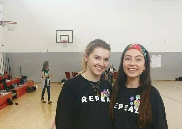 Huge respect to  @aoifemcully who brought calm to our volunteer chaos, who drove pure miles to canvass, and who endured BS from antis at the count centre. You are fabulous Aoife  #TippRepealers