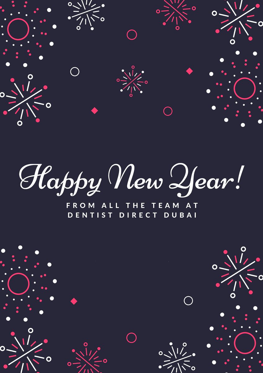 DentistDirect's tweet photo. Happy New Year from all the team at Dentist Direct Dubai! We thank you for your continued support and look forward to seeing you in 2019. https://t.co/qCkMfG5Ere