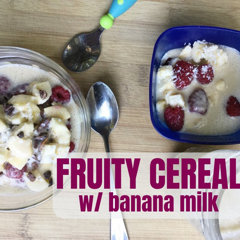 MamaInTheRaw's tweet image. Looking for an easy #healthybreakfast 😍
This #rawvegan fruity cereal with banana milk is beyond amazing!!
Recipe--> bit.ly/fruitycereal