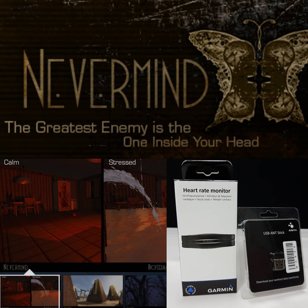 BlueGogglesVR's tweet photo. Nevermind is an experimental game where you can use a heart rate monitor. It adapts the scenarios depending on your heart rate.
#vr #virtualrealityexperience #heartratemonitoring #antplus #heartratemonitor #garmin #garminconnect #garminfitness #heartratemonitors #nevermind https://t.co/XuUi0eFrhw