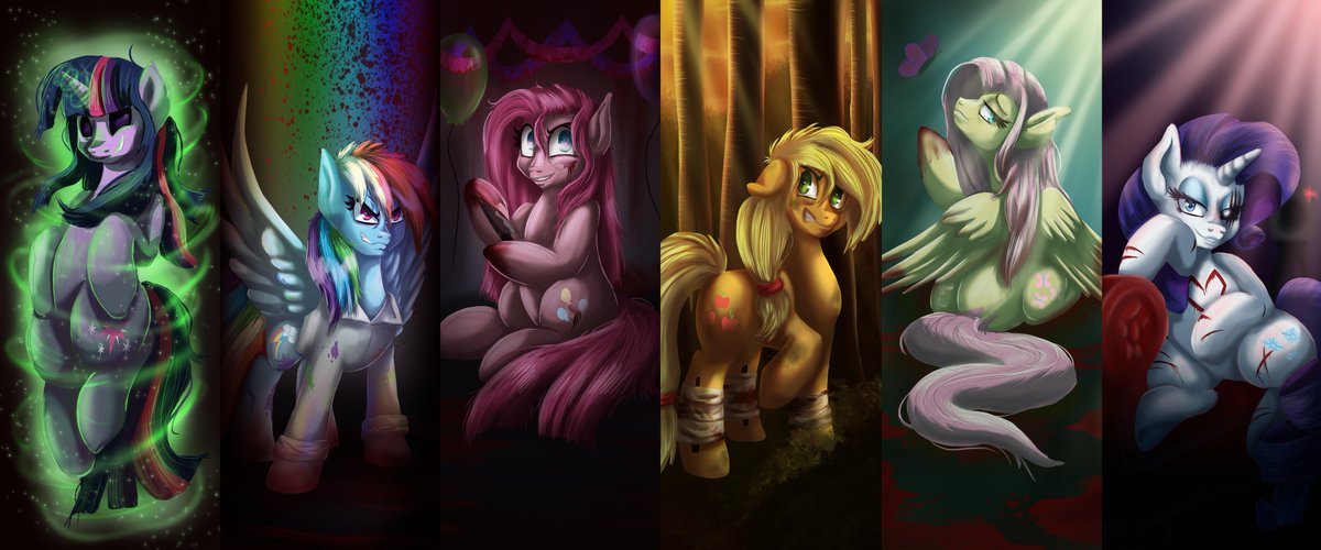 Countess Rose And I Give You My First Image Of 19 My Version Of The Mane 6 Creepy Pastas I Will Have A Speedpaint Of This With In A Day