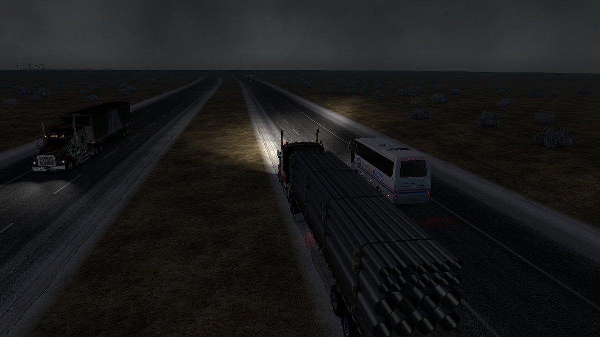 BlackFox403's tweet image. Wait....what? Did @Taff_in_Exile and his Bus Sim 18 cross into my ATS? LOL

#ATS #BusSim18 #WhenGamesCollide