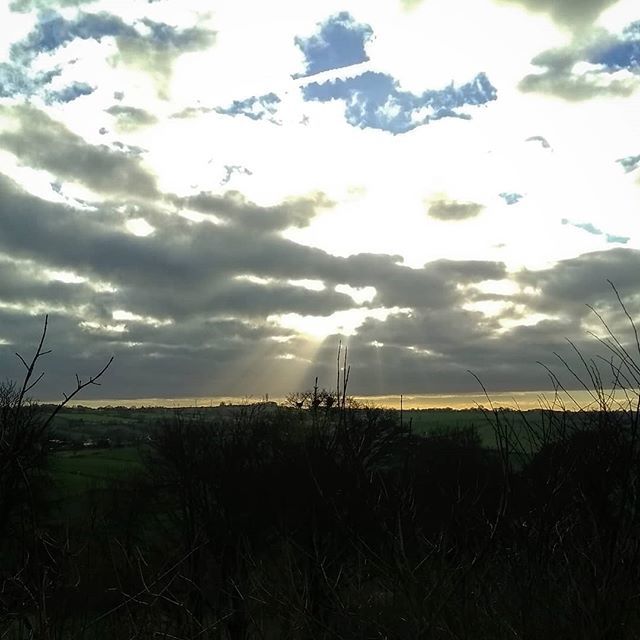 watfordgap's tweet image. Look for the ray of light, even when the clouds around seem dark &amp;amp; busy. Even better when it's a #viewfrom up a hill. And now, for the rest of 2019 and more of this! #hope #society #community #love