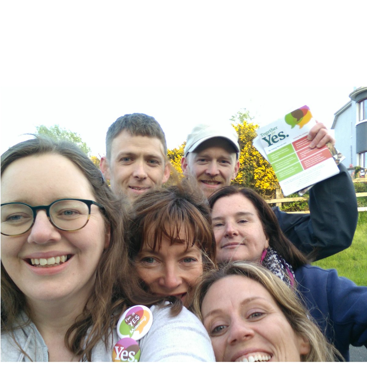 There was a crack-commando canvassing team from Ballina-Killaloe across to Nenagh. Shout out to @cathpow @DavidAh99173523 @tippgreensrose, Anne-Marie K,  @CNaugh2, Cathal, Fiona Bonfield & all the  #TippRepealers we've missed 
