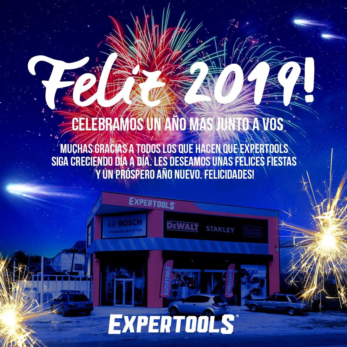 expertoolsxt's tweet image. El equipo de Expertools les desea que tengan un MUY Feliz Año Nuevo y que esté lleno de éxitos!!🥂