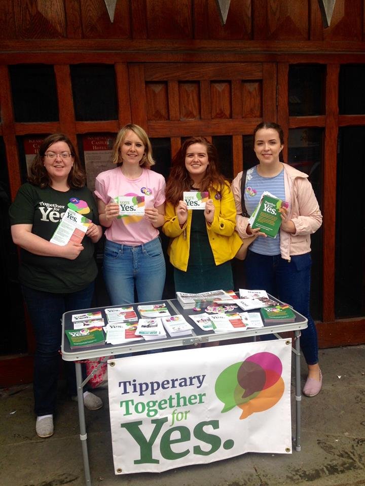 Mid-Tipp too offered a wealth of campaigners & canvassers, so grateful to you all. Thurles proved to be a tough gig and you all did so well to persevere.  #tipprepealers