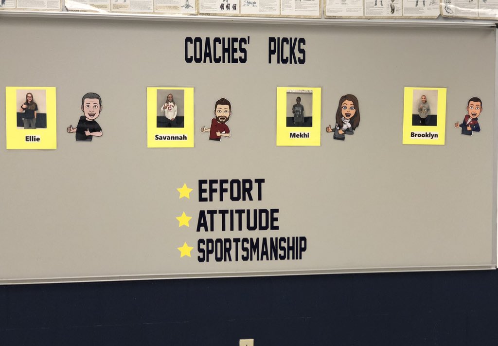 FMSEaglesPE's tweet photo. The PE department is excited to start something new this semester...check out our January Coaches’ 3 ⭐️ Picks! These students were selected for displaying great effort, attitude, and sportsmanship in PE! #EaglePride #WSDLearns #wsdfit https://t.co/Y839WIfX3n