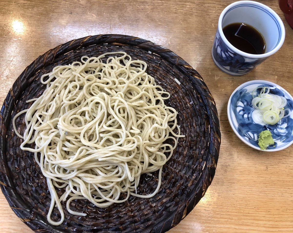 今年は深大寺で初詣〜。湧水の蕎麦。大吉。 