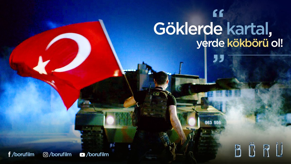 Göklerde KARTAL, yerde KÖKBÖRÜ ol. #BÖRÜ sinemalarda!