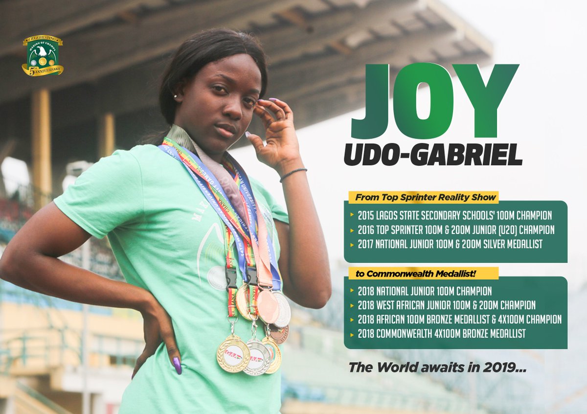 MakingOfChamps's tweet photo. It's amazing what can happen in 3 short years with the right amount of focus, hard work and dedication, and this is just the beginning – the sky is only just the starting point. Well done @JoyUdoGabriel on a most successful 2018 and wishing you all the best this year! https://t.co/dYYY0zdn4X