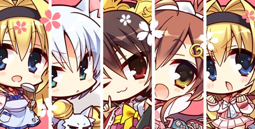 アキバゆずソフトショップ用に「天神乱漫」「RIDDLEJOKER」の子たちを